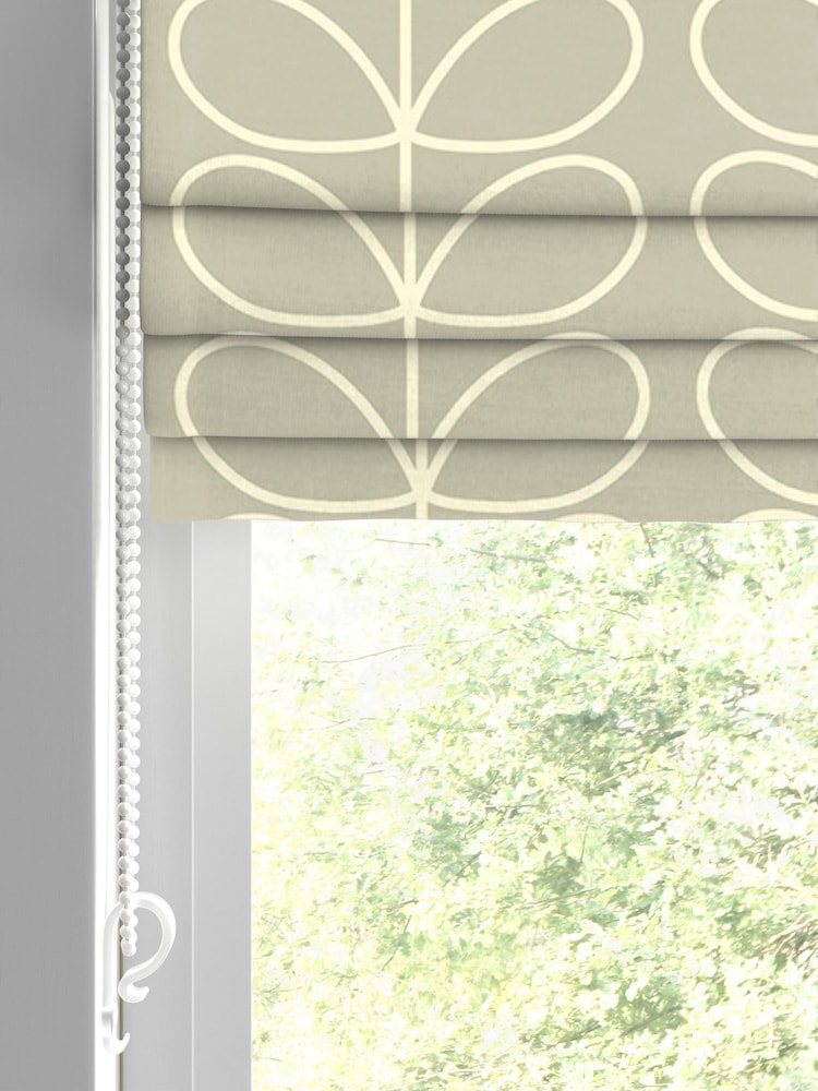 Orla Kiely Pebble 100% Cotton Linear Stem Made to Measure Roman Blind - Image 2 of 6