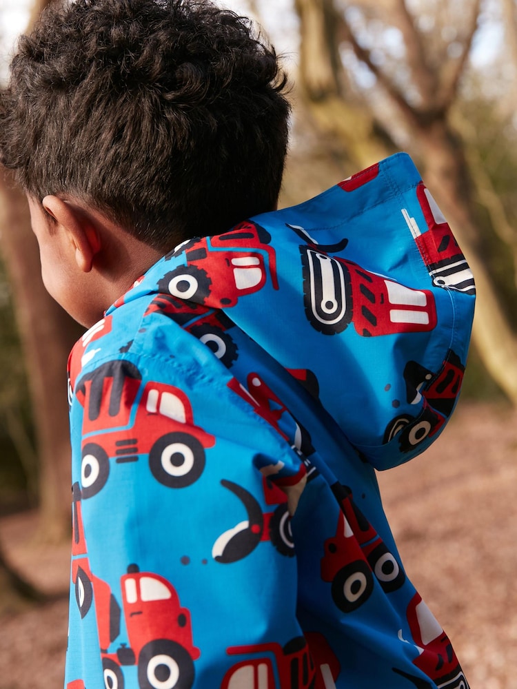 Cobalt Blue Fire Engine Waterproof Jacket And Trousers Set (3mths-7yrs) - Image 4 of 7