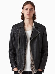 Allsaints Conroy Leather Biker Jachetă - Image 1 of 7