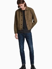 AllSaints Blue Cigarette Slim Tapered Fit Jeans - Image 4 of 7