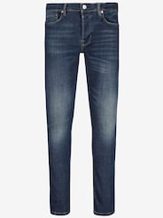 AllSaints Blue Cigarette Slim Tapered Fit Jeans - Image 7 of 7