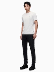 AllSaints White Brace Short Sleeve Crew T-Shirt - Image 2 of 5