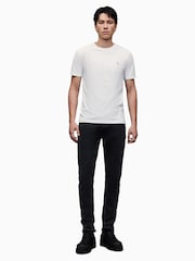 AllSaints White Brace Short Sleeve Crew T-Shirt - Image 3 of 5
