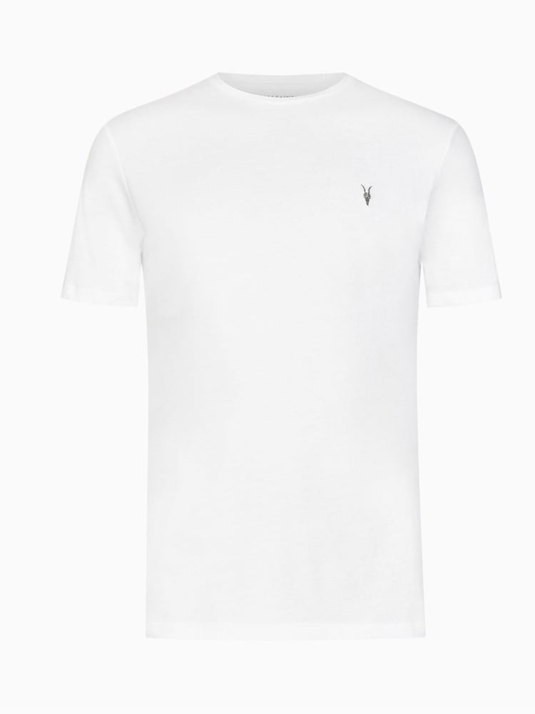 AllSaints White Brace Short Sleeve Crew T-Shirt - Image 5 of 5