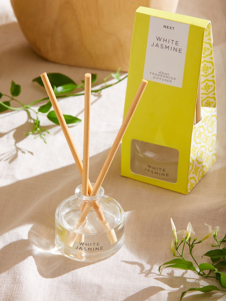 White Jasmine 40ml Fragranced Reed Diffuser - Image 1 of 4