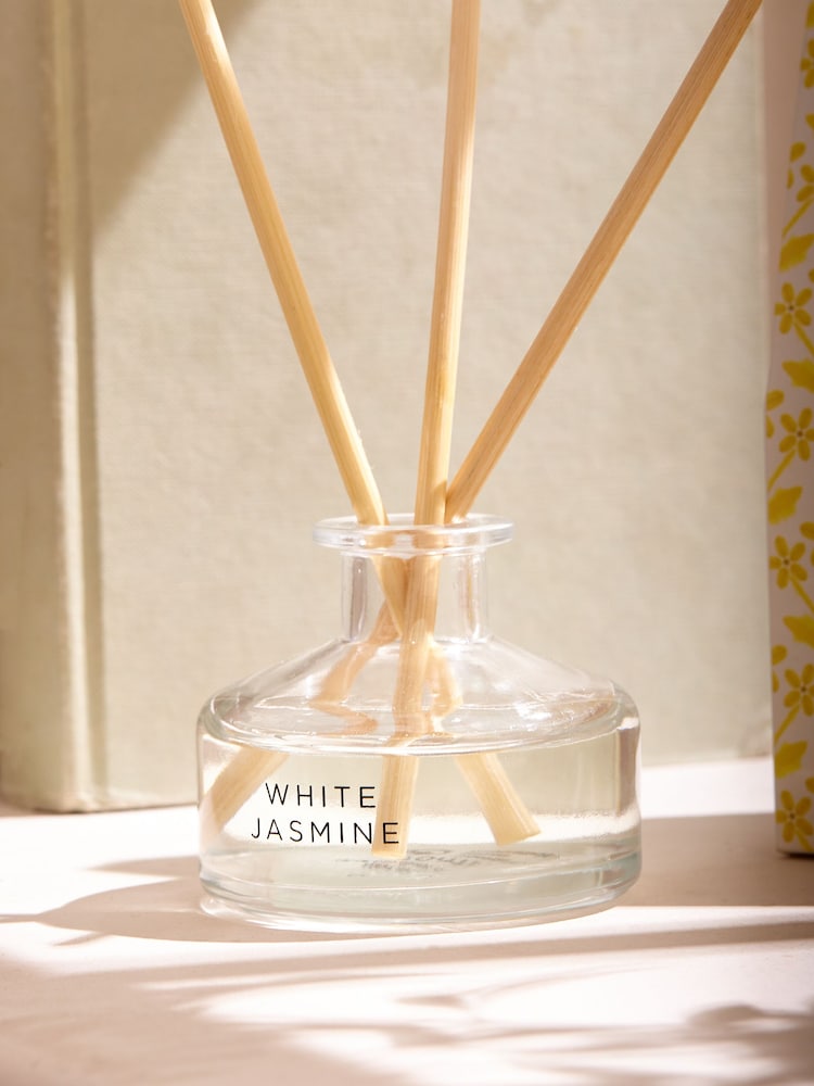White Jasmine 70ml Fragranced Reed Diffuser - Image 2 of 3 White Jasmine 70ml Fragranced Reed Diffuser - Image 2 of 3