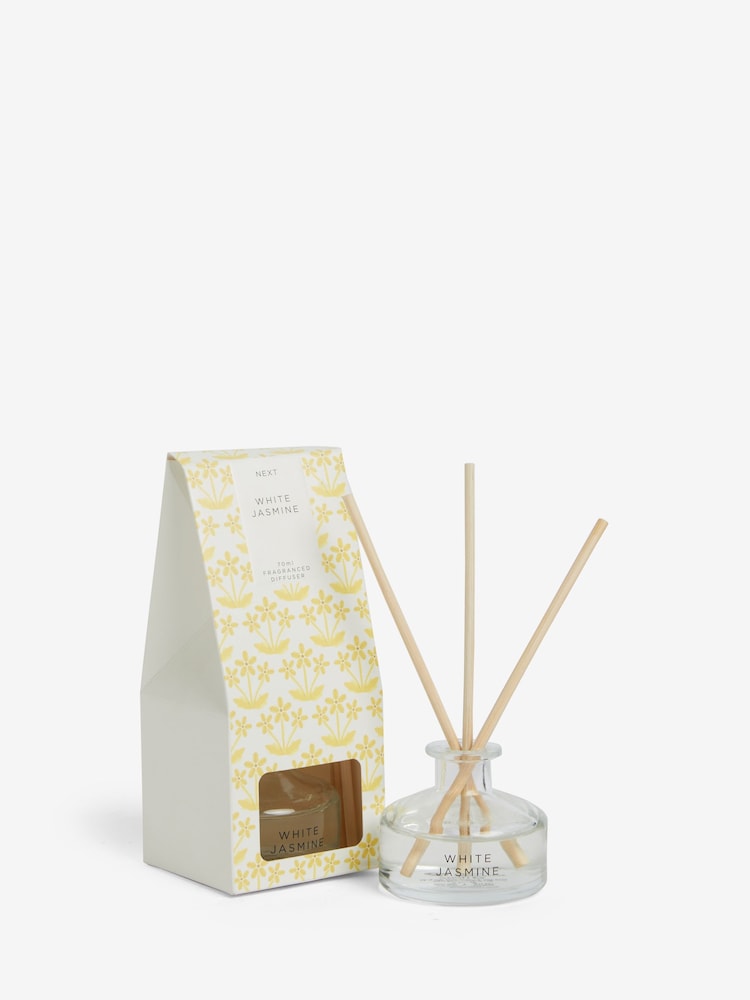 White Jasmine 70ml Fragranced Reed Diffuser - Image 3 of 3 White Jasmine 70ml Fragranced Reed Diffuser - Image 3 of 3