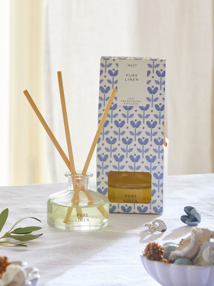 Linen 70ml Fragranced Reed Diffuser - Image 1 of 4