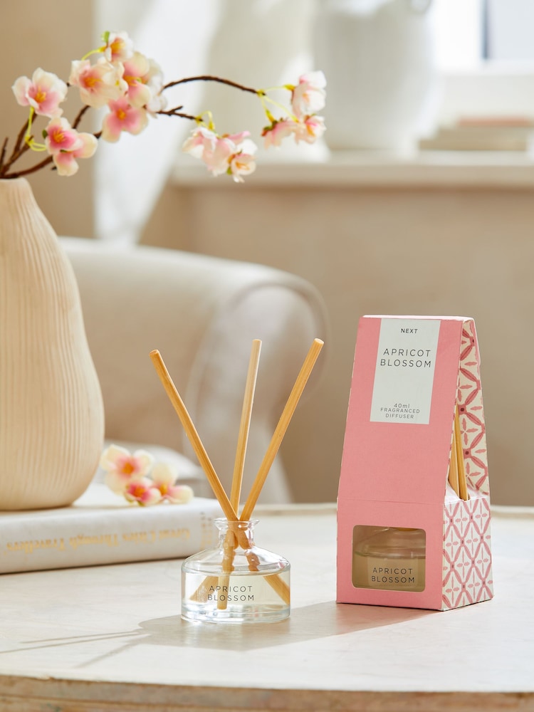 Apricot Blossom 40ml Fragranced Reed Diffuser - Image 1 of 4