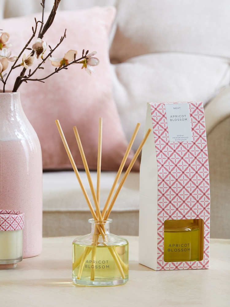 Apricot Blossom 200ml Fragranced Reed Diffuser - Image 1 of 4