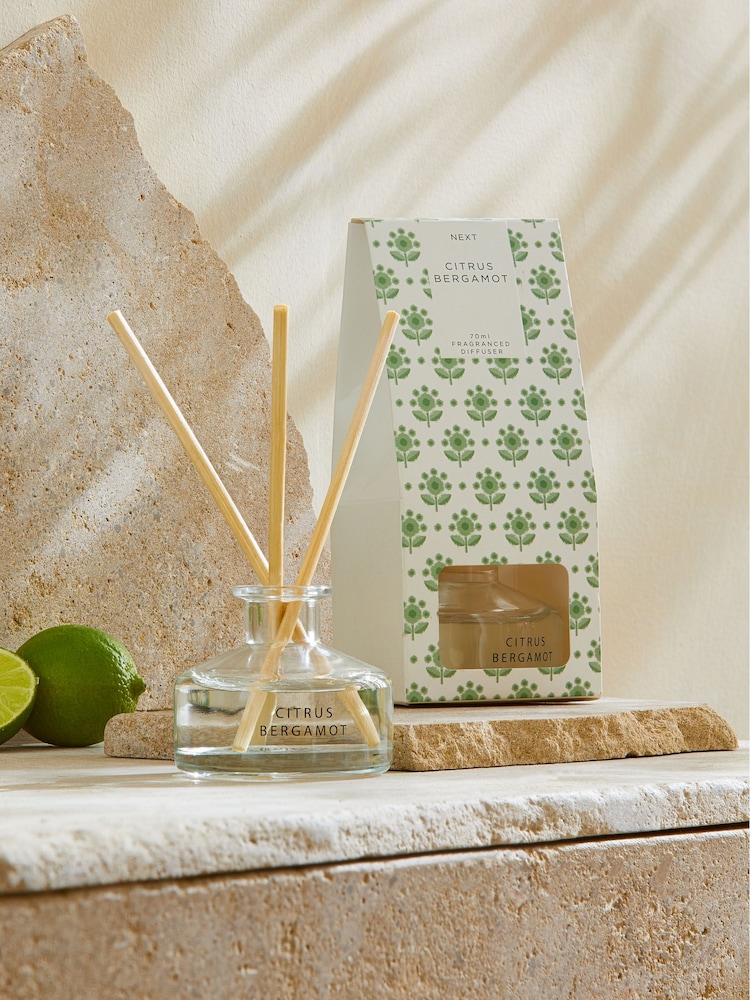 Citrus Bergamot 70ml Fragranced Reed Diffuser - Image 1 of 4