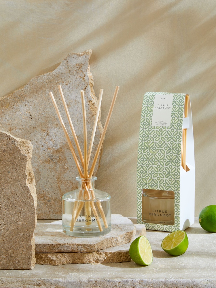 Citrus Bergamot 200ml Fragranced Reed Diffuser - Image 1 of 4