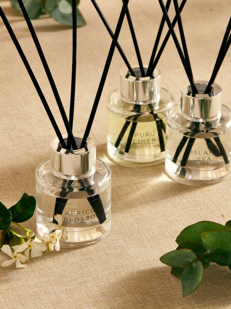 Apricot Blossom Set of 3 Fragranced Reed Diffuser - Image 2 of 3