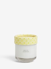 Yellow White Jasmine Single Wick Scented Candle - Image 3 of 3