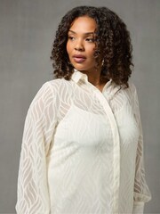 Live Unlimited White Burnout Hanky Hem Shirt - Image 5 of 7