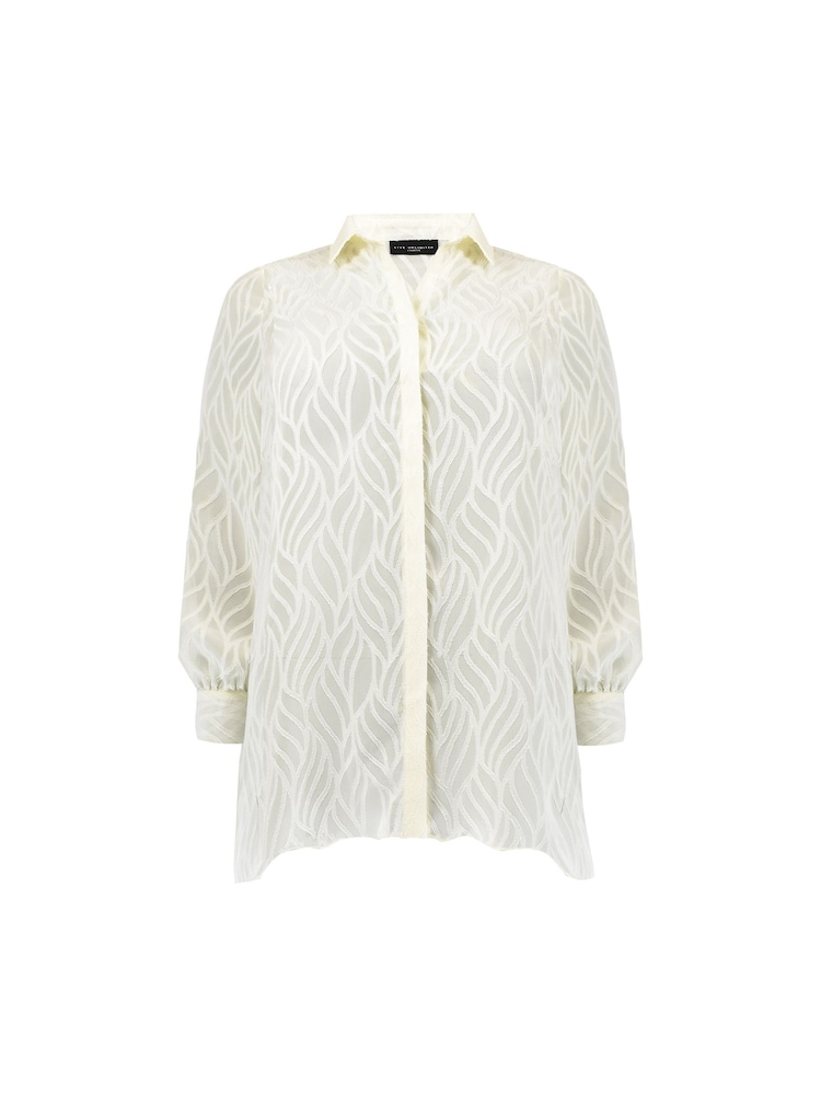Live Unlimited White Burnout Hanky Hem Shirt - Image 7 of 7