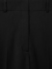 Reiss Black Haisley Petite Wool Blend Tapered Suit Trousers - Image 6 of 7
