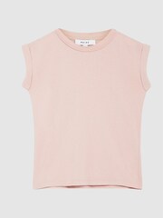 Reiss Tereza Junior Cotton Jersey T-Shirt - Image 2 of 6