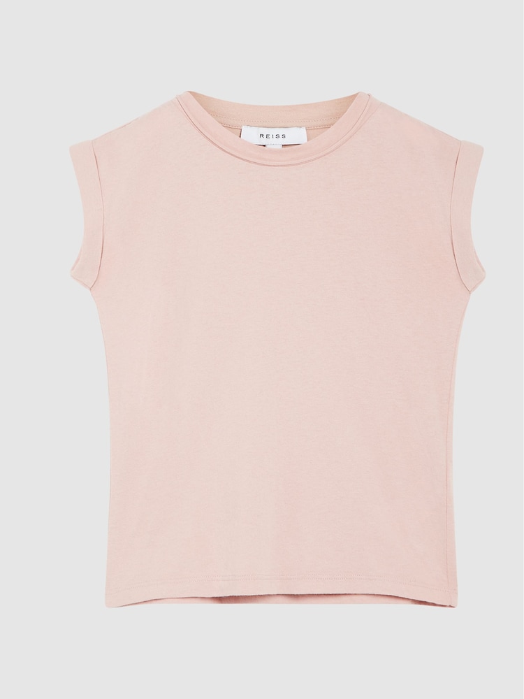 Reiss Tereza Junior Cotton Jersey T-Shirt - Image 2 of 6
