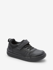 Negro - Zapatillas escolares con cordones elásticos - Imagen 3 de 11