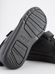 Negro - Zapatillas escolares con cordones elásticos - Imagen 8 de 11