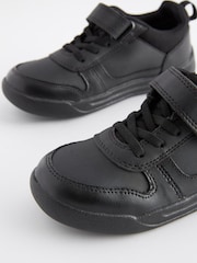 Negro - Zapatillas escolares con cordones elásticos - Imagen 9 de 11