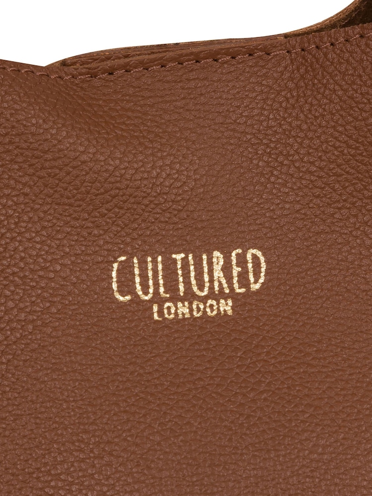 Cultured London Harrow Leather Shoulder Bag - Image 6 of 6