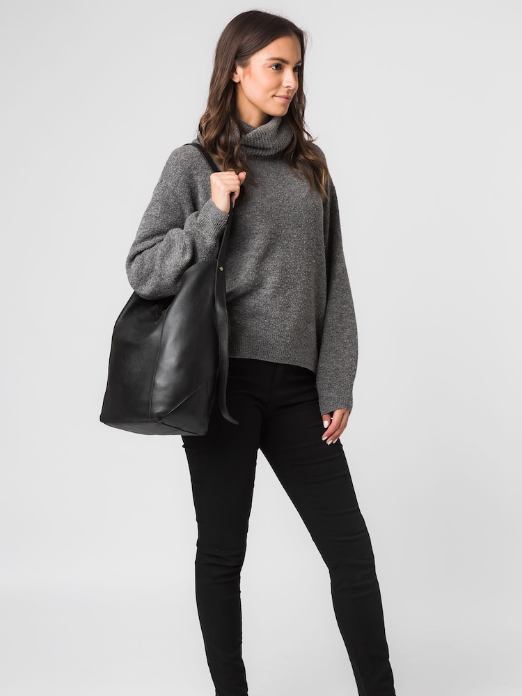 Cultured London Harrow Leather Shoulder Bag - Image 1 of 6
