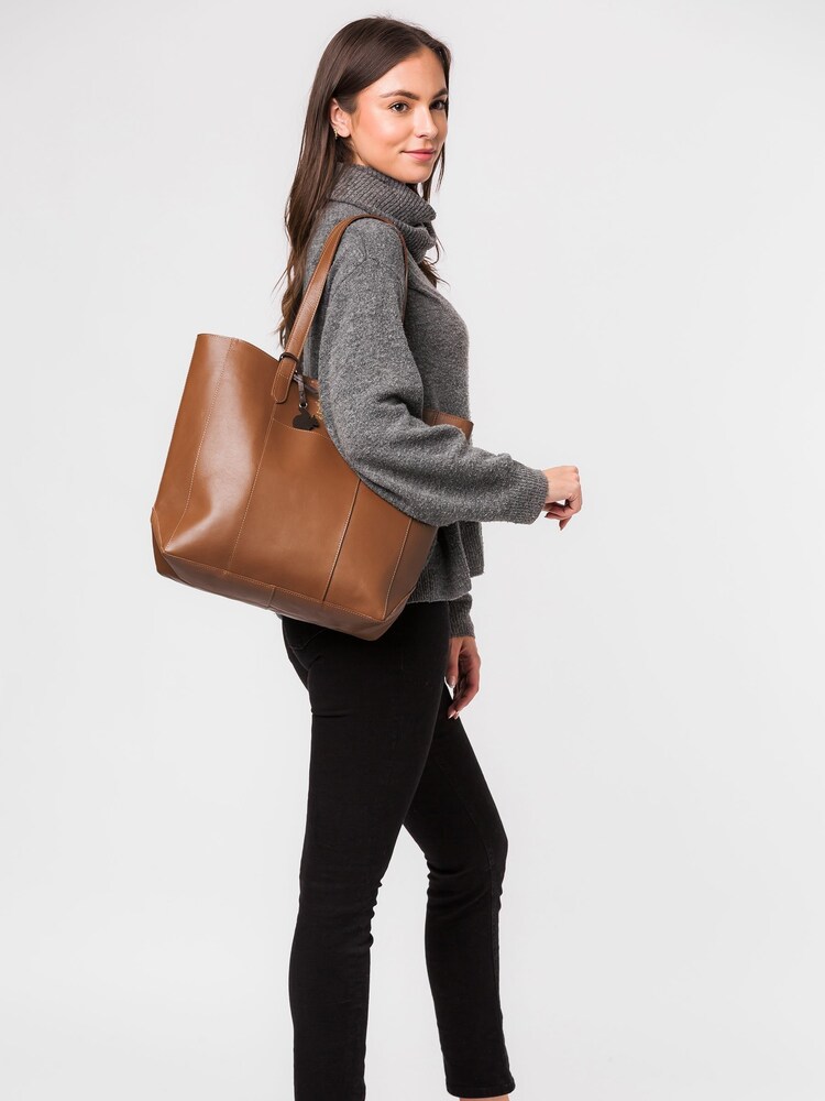 Conkca Hardy Vegetable-Tanned Leather Shopper Bag - Image 1 of 5