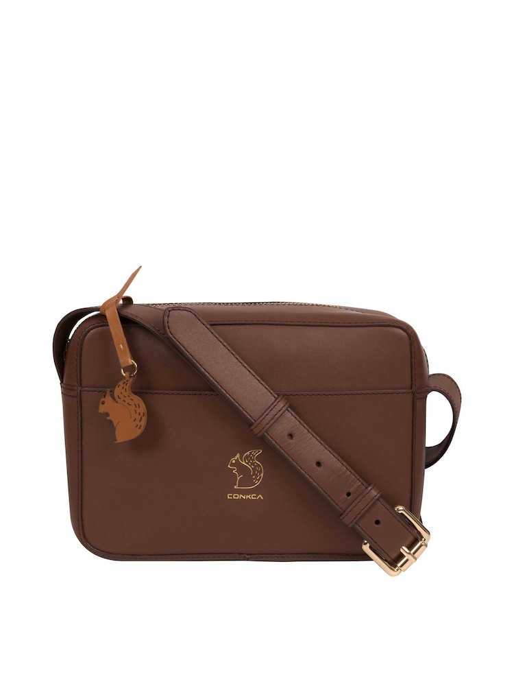 Conkca Tatum Vegetable-Tanned Leather Cross-Body Bag - Image 1 of 5