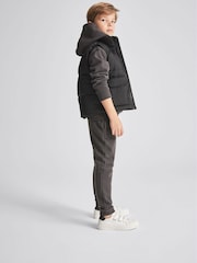 Reiss Black Westbrook Jr Puffer Gilet - Image 4 of 6