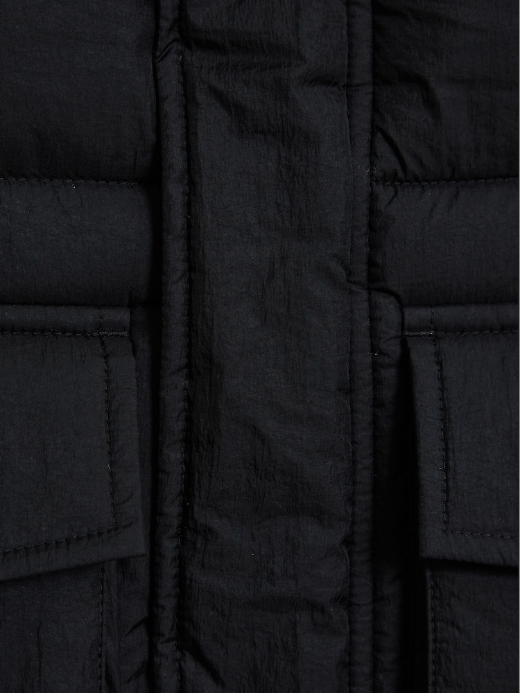 Reiss Black Westbrook Jr Puffer Gilet - Image 6 of 6
