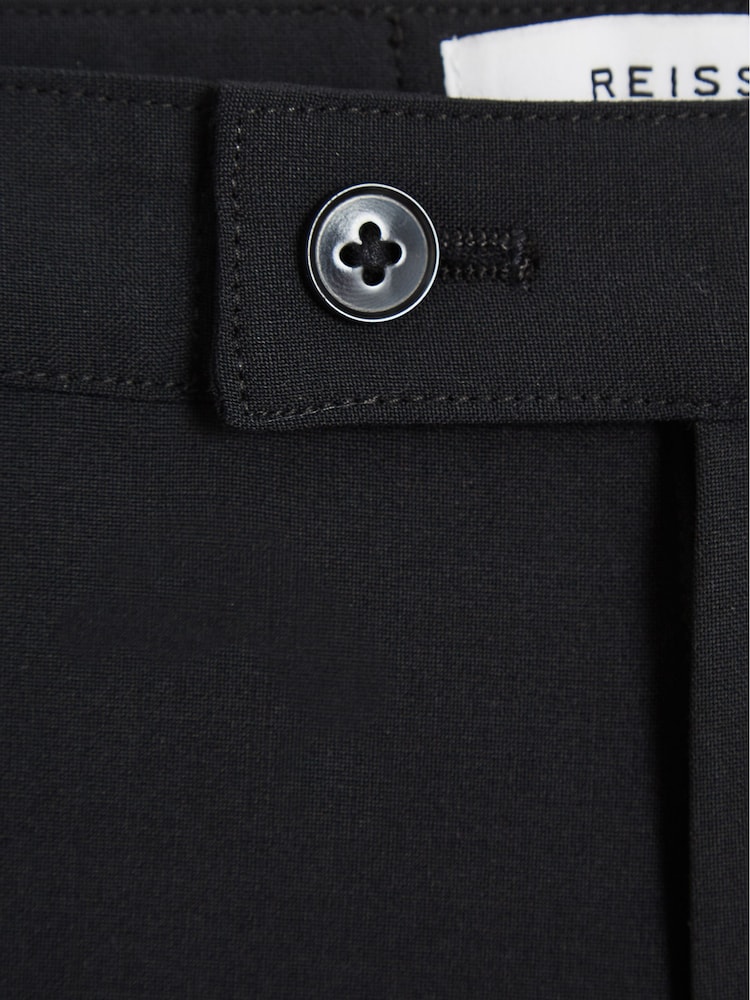 Reiss Black Knightsbridge Junior Tuxedo Trousers - Image 6 of 6