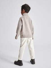 Reiss White Hammond Junior Brushed Cotton Blend Jeans - Image 5 of 6