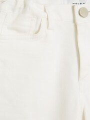 Reiss White Hammond Junior Brushed Cotton Blend Jeans - Image 6 of 6