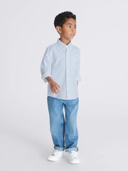 Reiss Soft Blue Button Down Oxford Shirt - Image 1 of 6