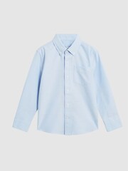 Reiss Soft Blue Button Down Oxford Shirt - Image 2 of 6