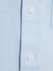 Reiss Soft Blue Button Down Oxford Shirt - Image 6 of 6