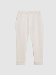 Reiss Cream Oversized Garment Dye Joggers - Image 2 of 6