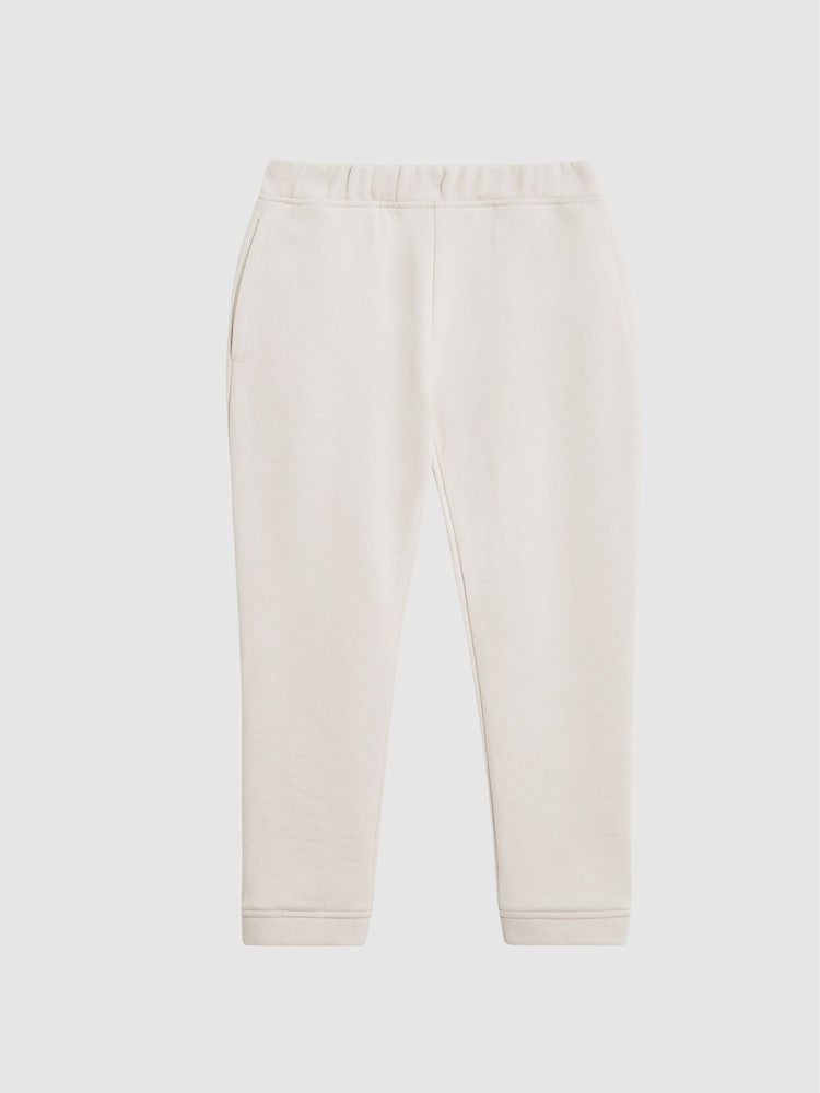 Reiss Cream Oversized Garment Dye Joggers - Image 2 of 6