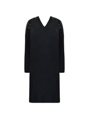 Live Unlimited Black Knit Sequin Dress - Image 4 of 4
