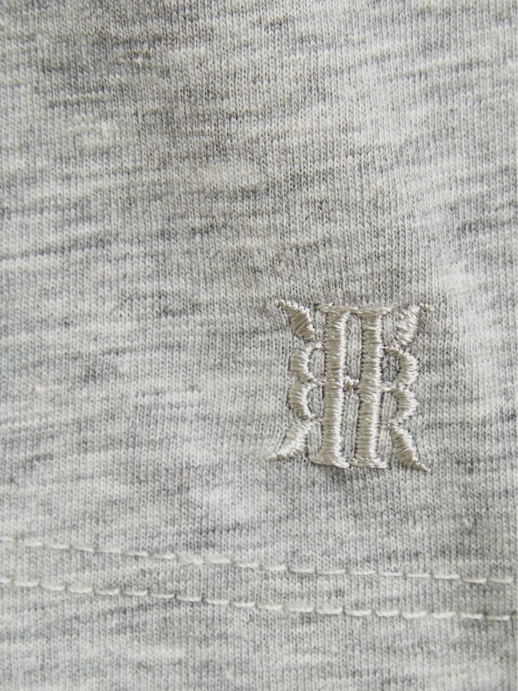 Gris oscuro - Camiseta con cuello redondo Bless de Reiss - Imagen 6 de 6