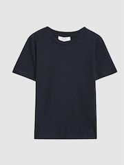 Reiss Navy Bless 4-9 yrs Crew Neck T-Shirt - Image 2 of 7