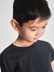 Reiss Navy Bless 4-9 yrs Crew Neck T-Shirt - Image 3 of 7