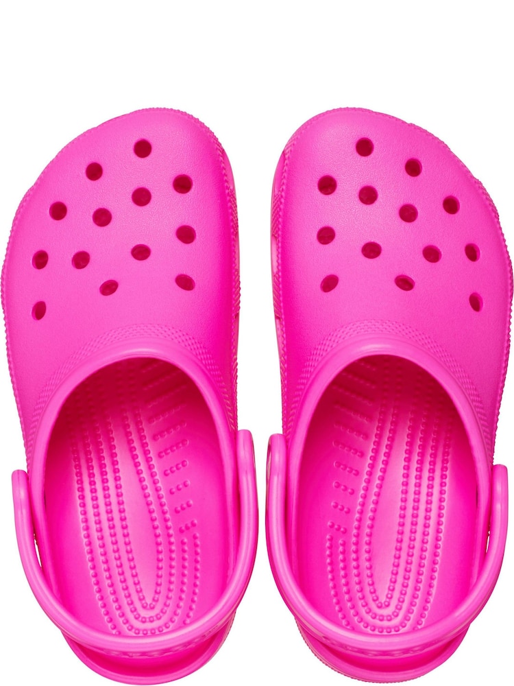 Crocs Hot Pink Adults Classic Clogs - Image 4 of 7