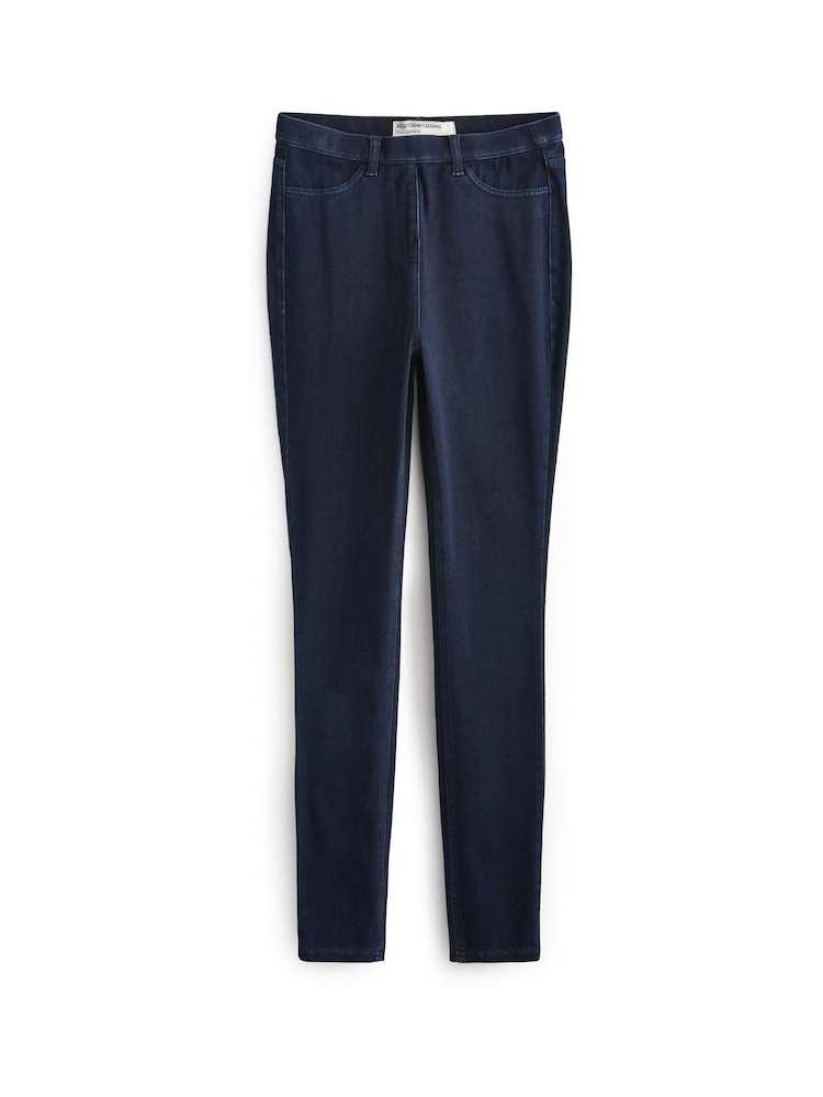 Blaue Rinse-Waschung - Denim-Leggings aus Jersey - Bild 2 von 5 Blaue Rinse-Waschung - Denim-Leggings aus Jersey - Bild 2 von 5