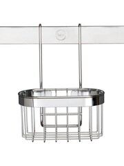 Hahn Chrome Metro Chrome Wall Rail Mill Caddy - Image 2 of 4