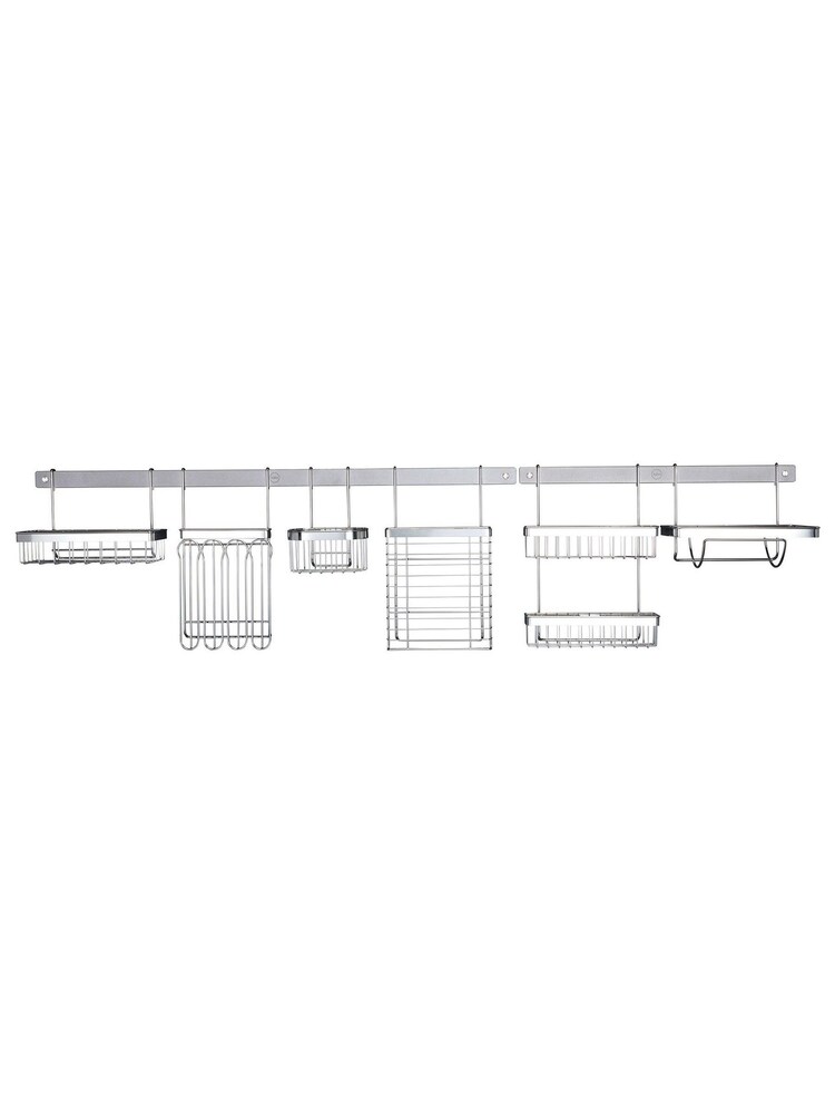 Hahn Chrome Metro Chrome Wall Rail Mill Caddy - Image 4 of 4