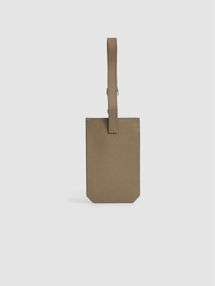 Reiss Clay Longford Leather Luggage Tag - Image 2 of 3