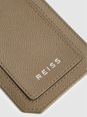Reiss Clay Longford Leather Luggage Tag - Image 3 of 3